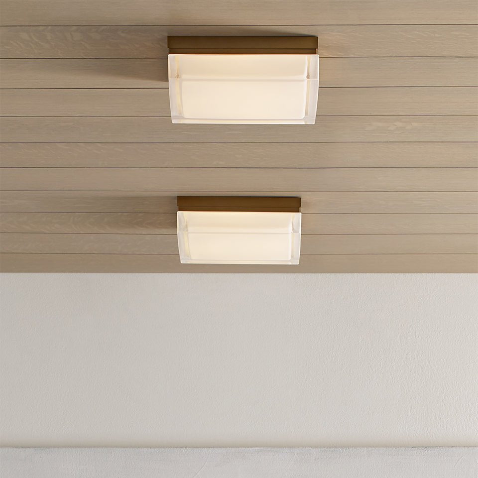 Plafonnier Boxie - Bronze antique 5.5" 3000K (Blanc doux) by Tech Lighting | Luminaires & cie