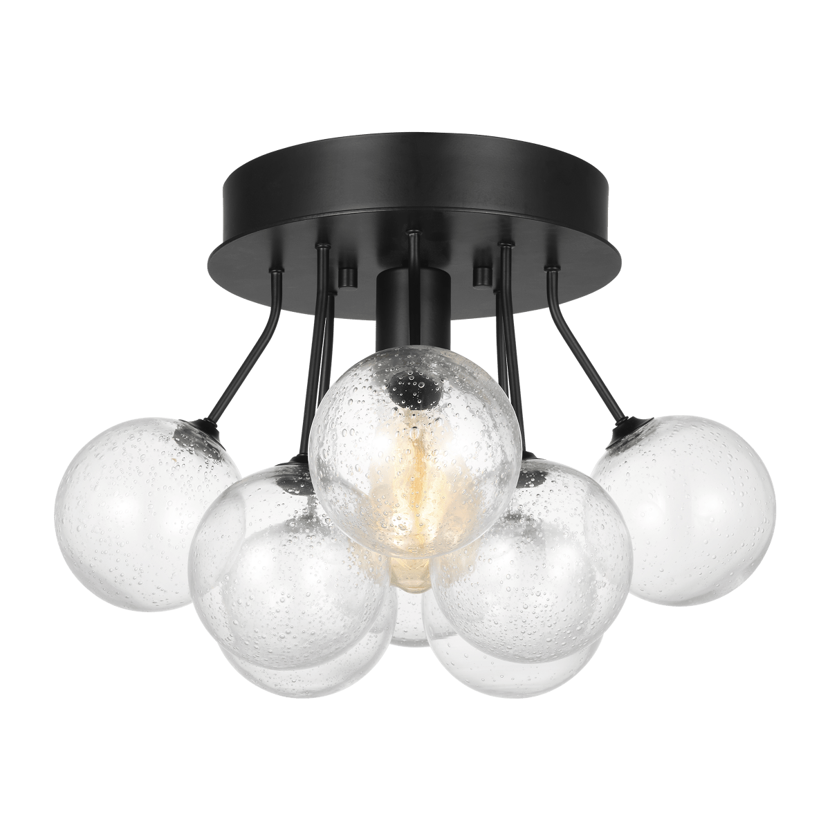 Plafonnier Bronzeville - Noir de minuit by Visual Comfort Studio | Luminaires & cie