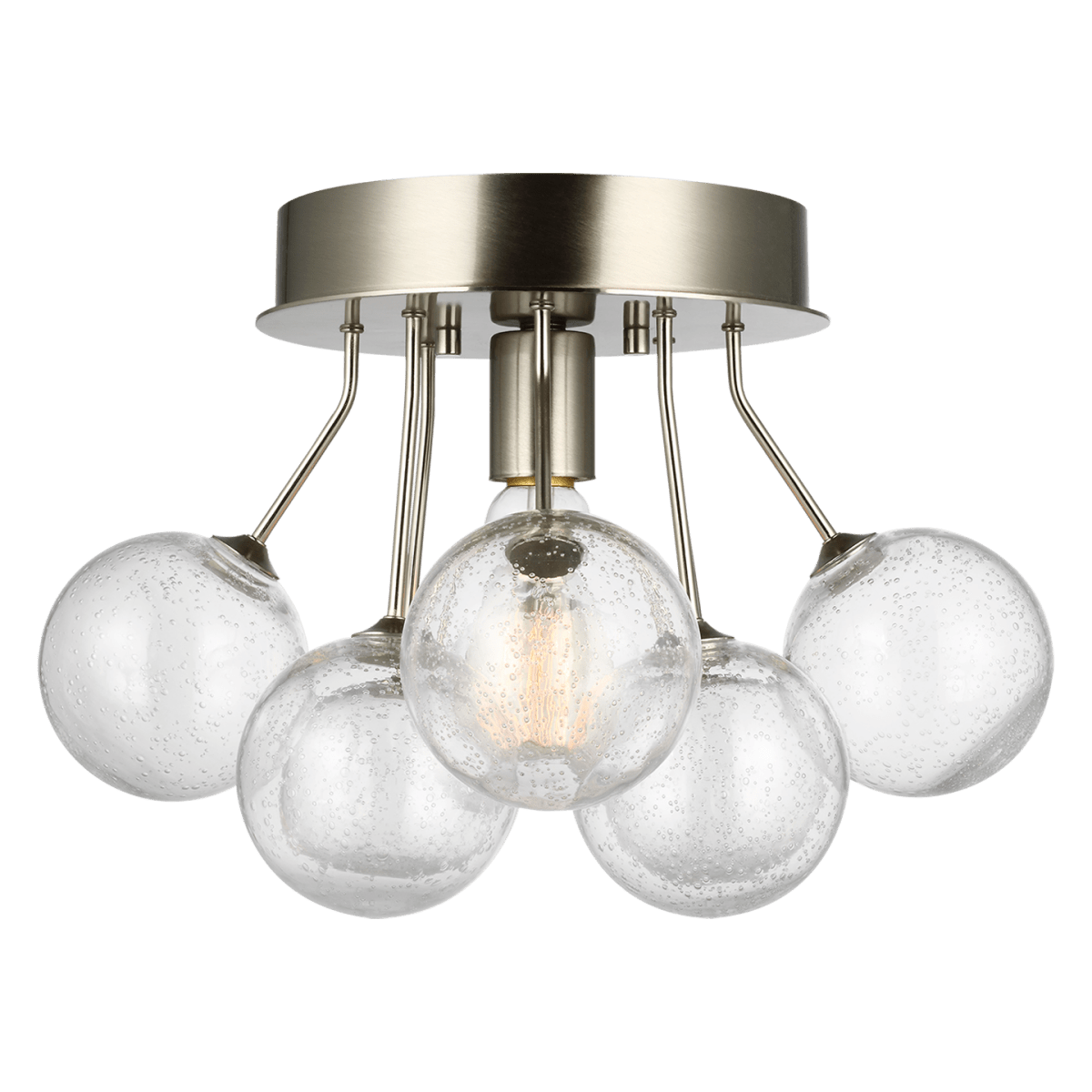 Plafonnier Bronzeville - Nickel brossé by Visual Comfort Studio | Luminaires & cie