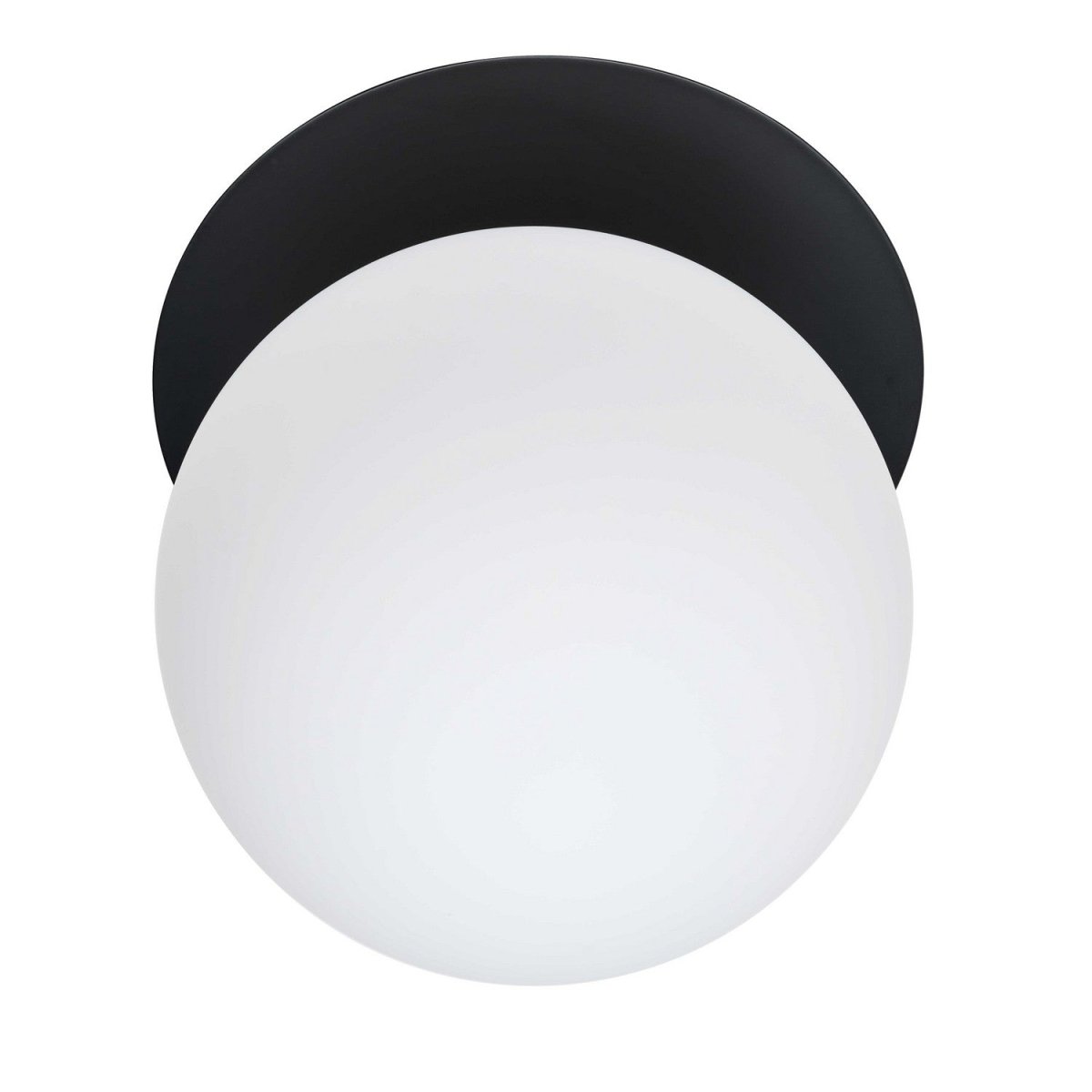 Plafonnier Burlat - Blanc / Noir mat by Dainolite | Luminaires & cie