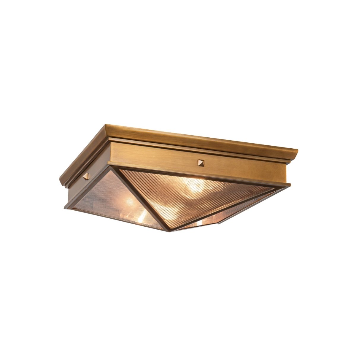 Plafonnier Cairo - Laiton vintage 14 5/8" by Alora Lighting | Luminaires & cie