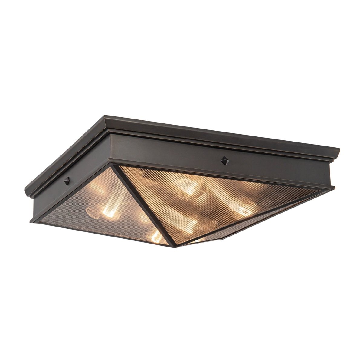 Plafonnier Cairo - Bronze urbain 18 5/8" by Alora Lighting | Luminaires & cie