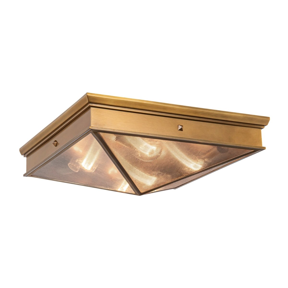 Plafonnier Cairo - Laiton vintage 18 5/8" by Alora Lighting | Luminaires & cie