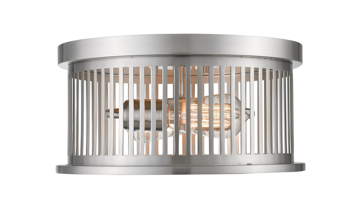 Plafonnier Camellia Nickel brossé, 13 1/8" – Z-Lite