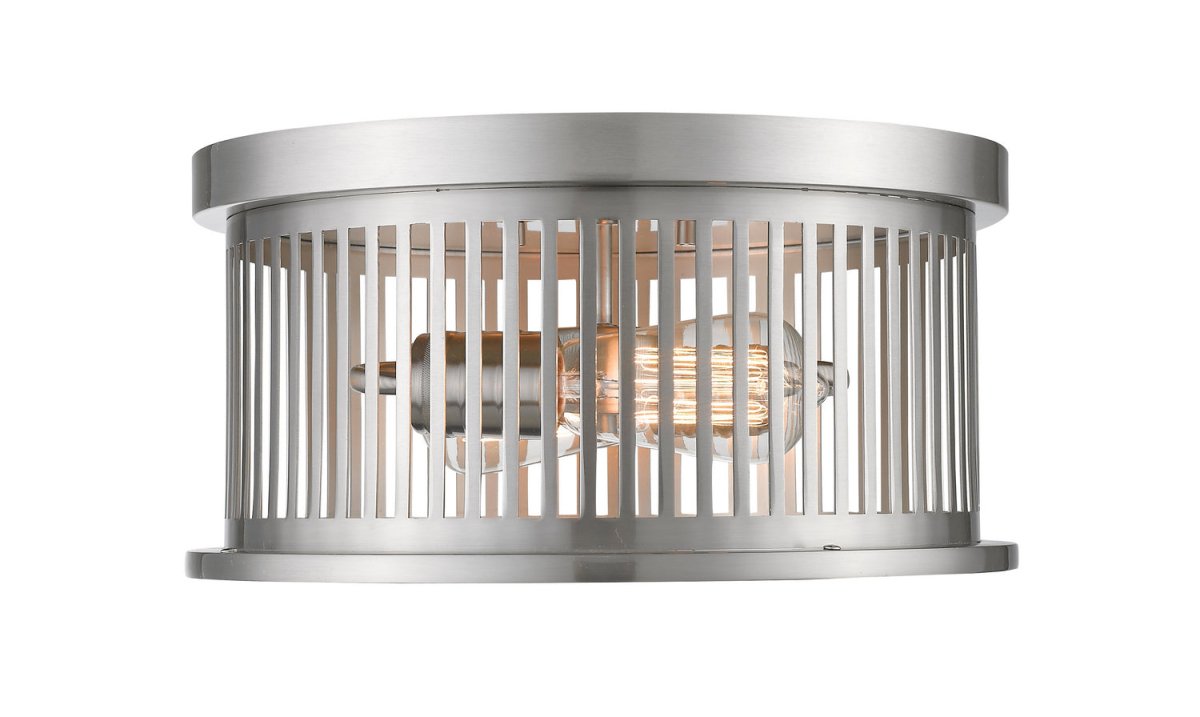 Plafonnier Camellia - Nickel brossé 13 1/8" by Z-Lite | Luminaires & cie