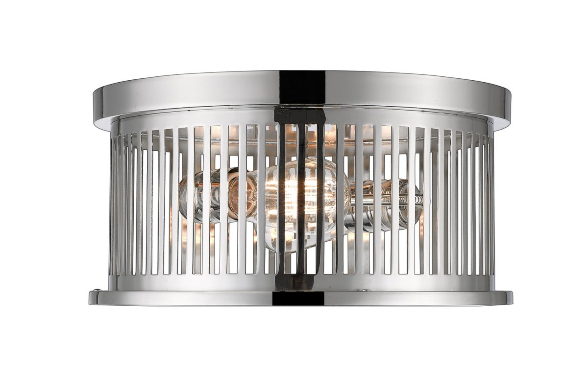 Plafonnier Camellia - Nickel poli 13 1/8" by Z-Lite | Luminaires & cie