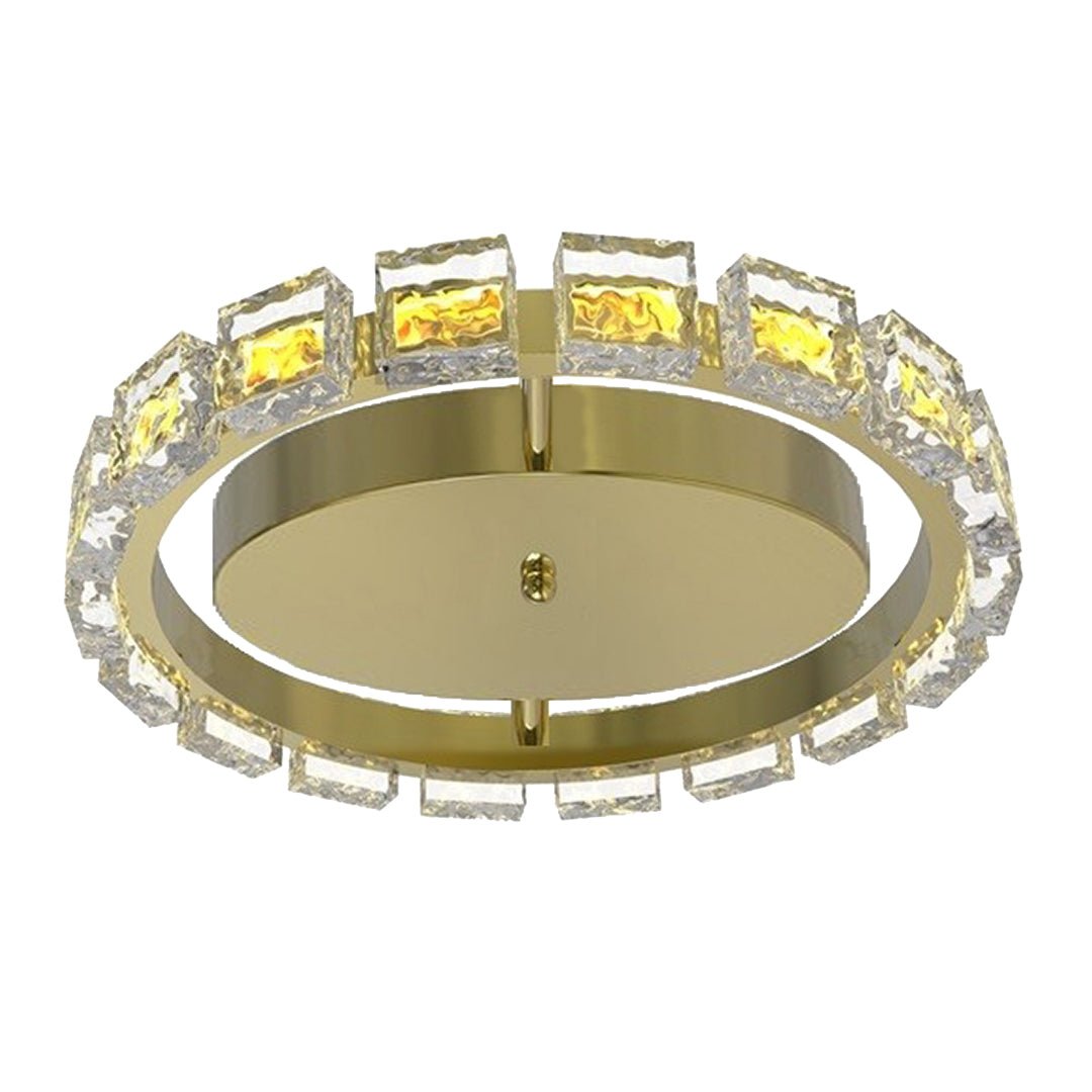 Plafonnier Camila - Laiton vieilli by Dainolite | Luminaires & cie