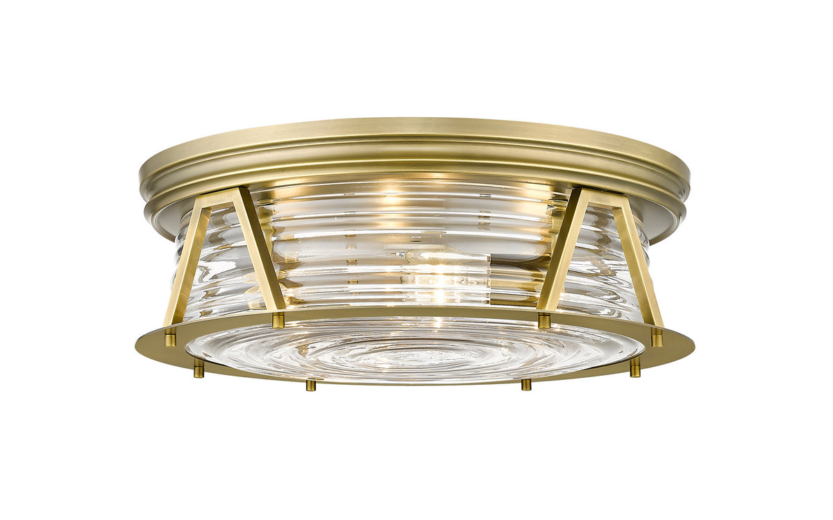 Plafonnier Cape Harbor Laiton frotté, 20" – Z-Lite