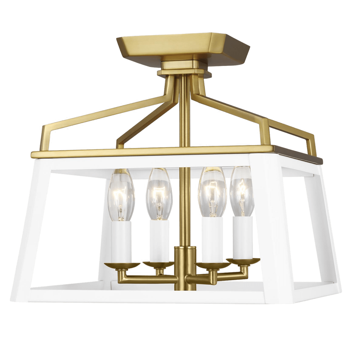 Plafonnier Carlow - Blanc mat by Visual Comfort Studio | Luminaires & cie