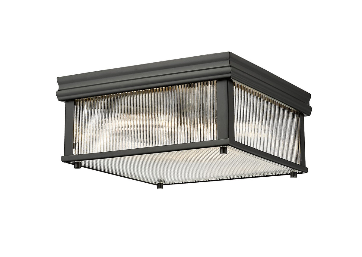 Plafonnier Carnaby Noir mat, 6 1/4" – Z-Lite
