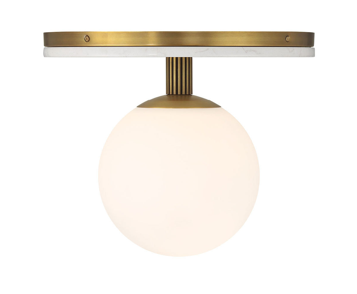 Plafonnier Carnagie Laiton antique – vue 3