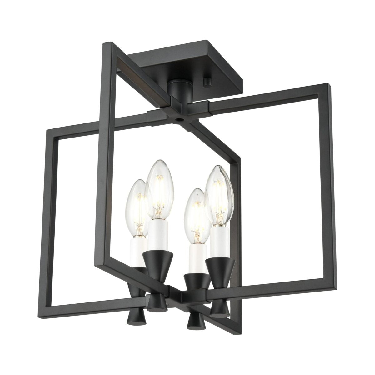 Plafonnier Carrisbrooke - Ébène 14 3/4" by DVI Lighting | Luminaires & cie