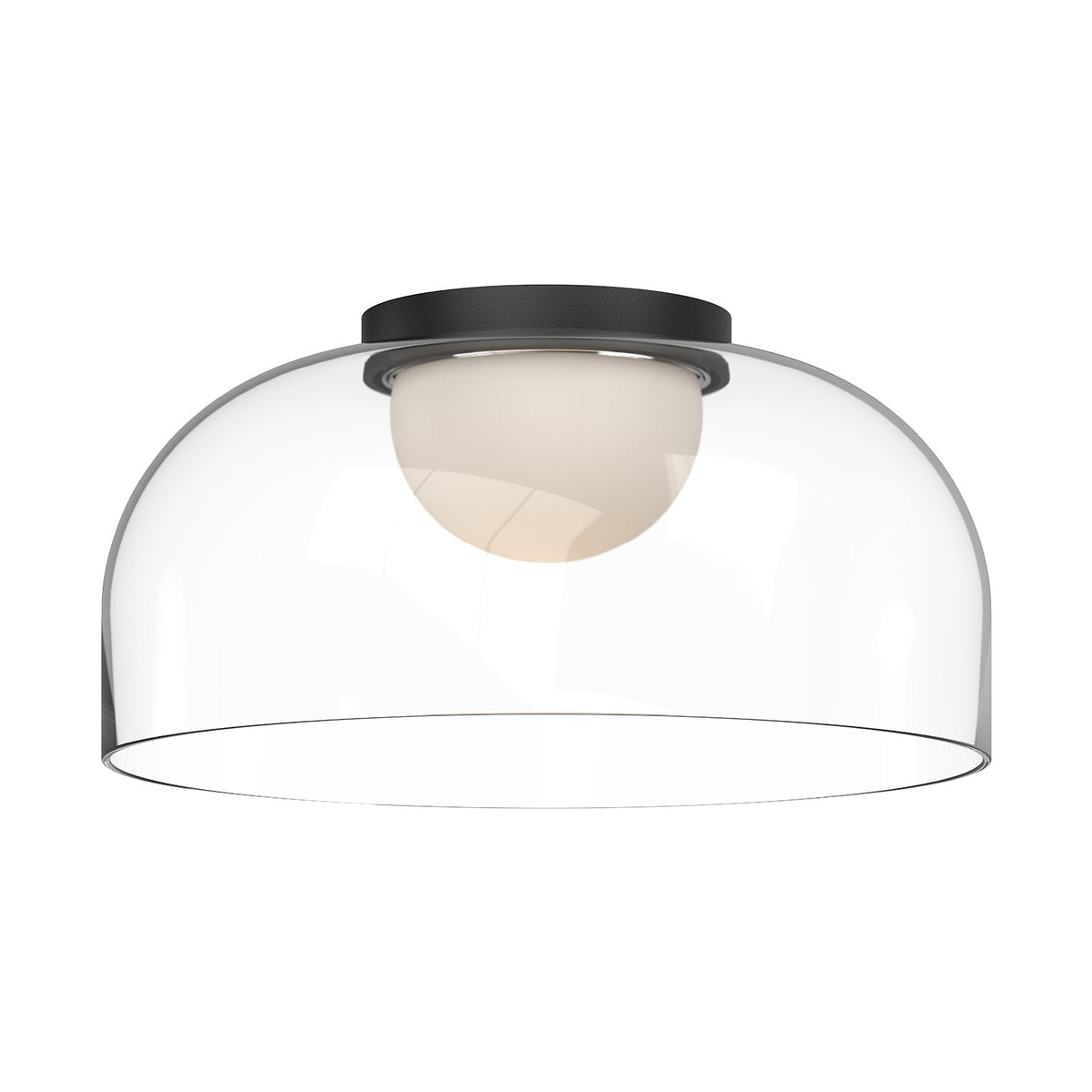 Plafonnier Cedar Noir / Transparent, 12" – Kuzco Lighting