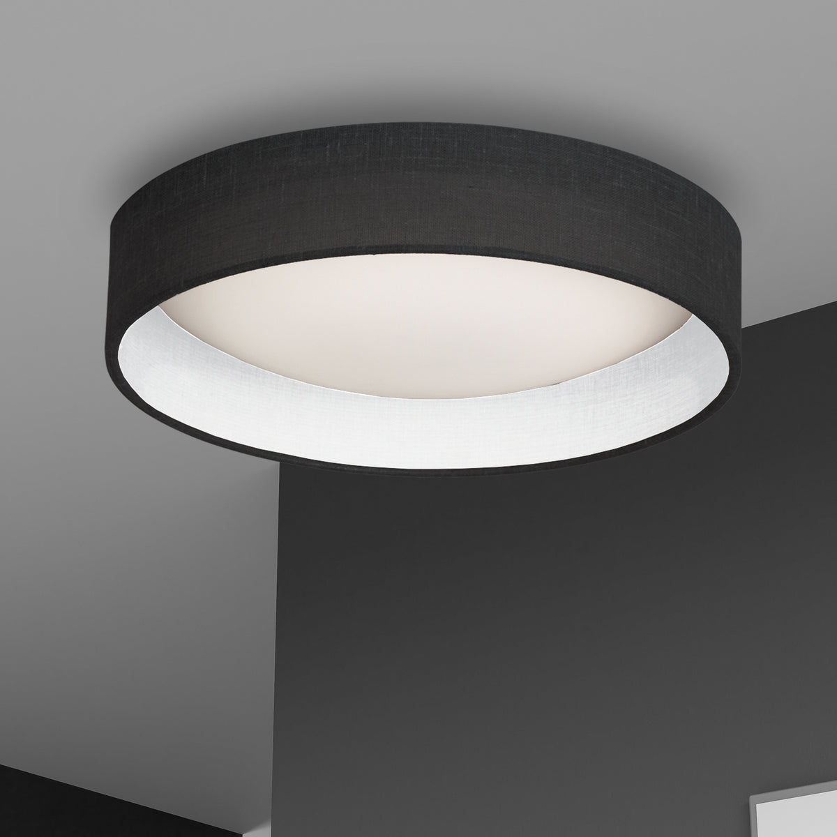 Plafonnier CFLD 15", Noir – vue 2