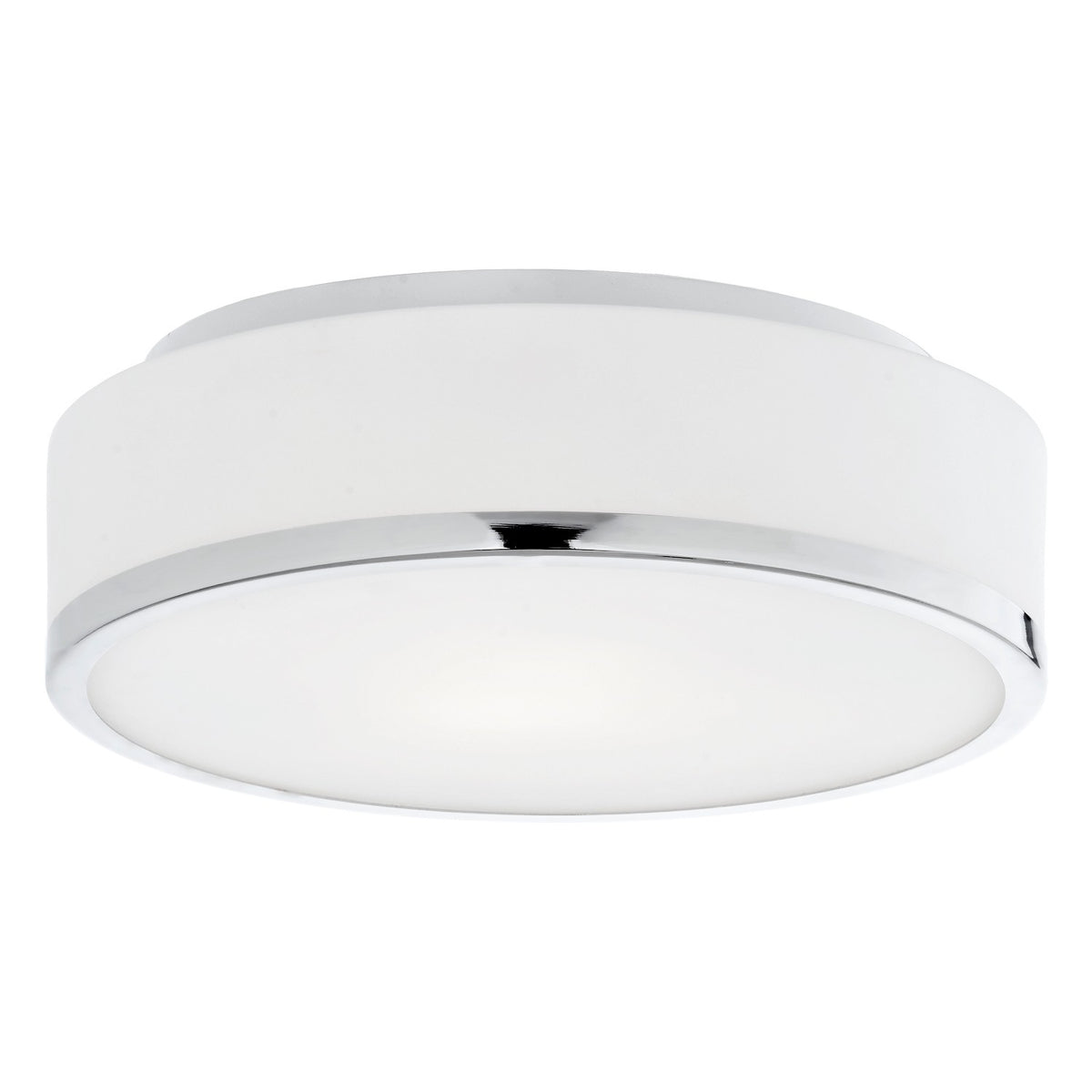 Plafonnier Charlie Chrome, Verre opale mat – Kuzco Lighting