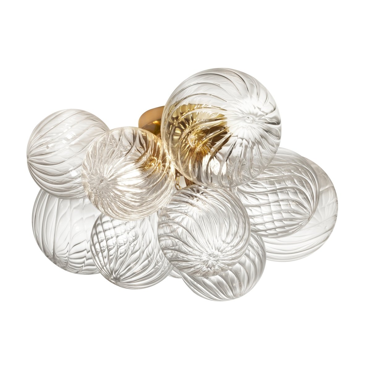 Plafonnier Charlize - Laiton vieilli by Dainolite | Luminaires & cie