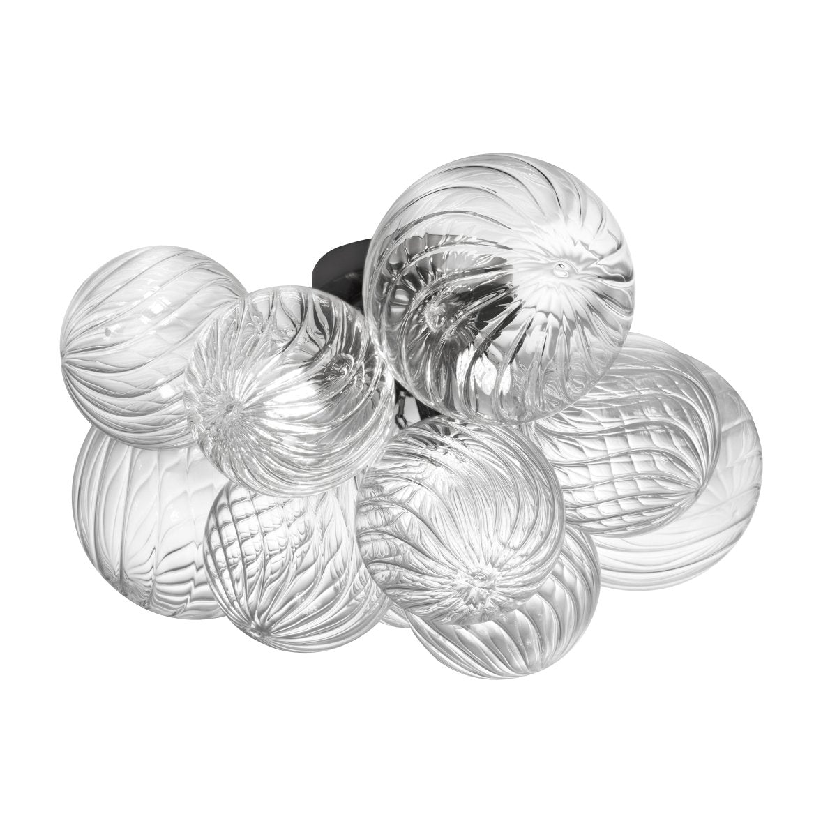 Plafonnier Charlize - Noir mat by Dainolite | Luminaires & cie