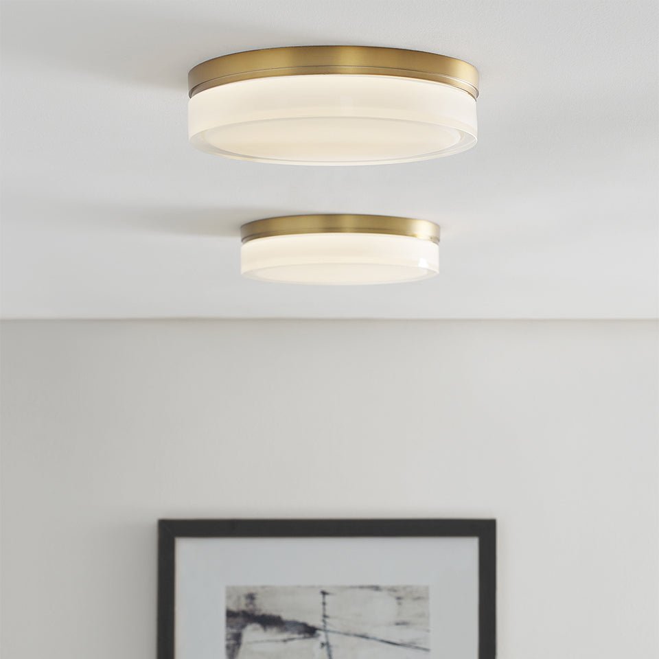 Plafonnier Cirque - Chrome 11" 2700K (Blanc chaud) by Tech Lighting | Luminaires & cie