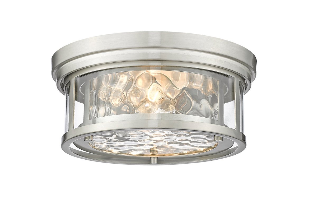 Plafonnier Clarion - Nickel brossé 12" by Z-Lite | Luminaires & cie