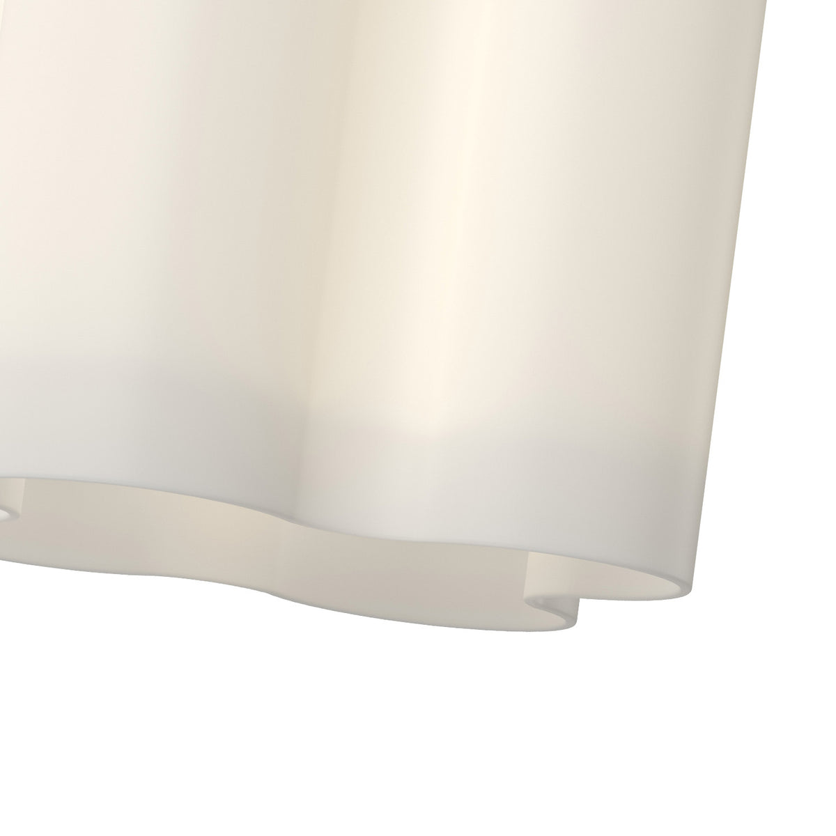 Plafonnier Clover Or brossé/Verre opale – vue 2