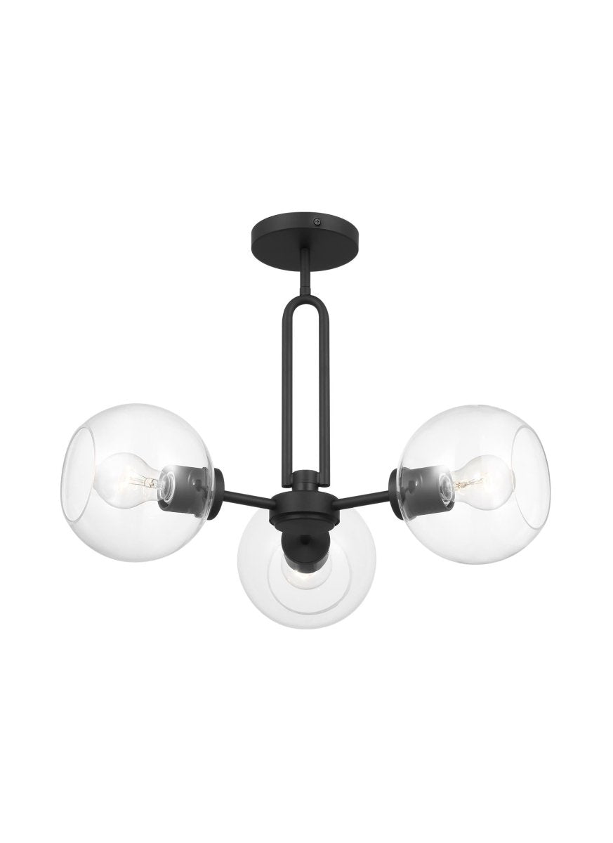 Plafonnier Codyn - Noir de minuit by Visual Comfort Studio | Luminaires & cie