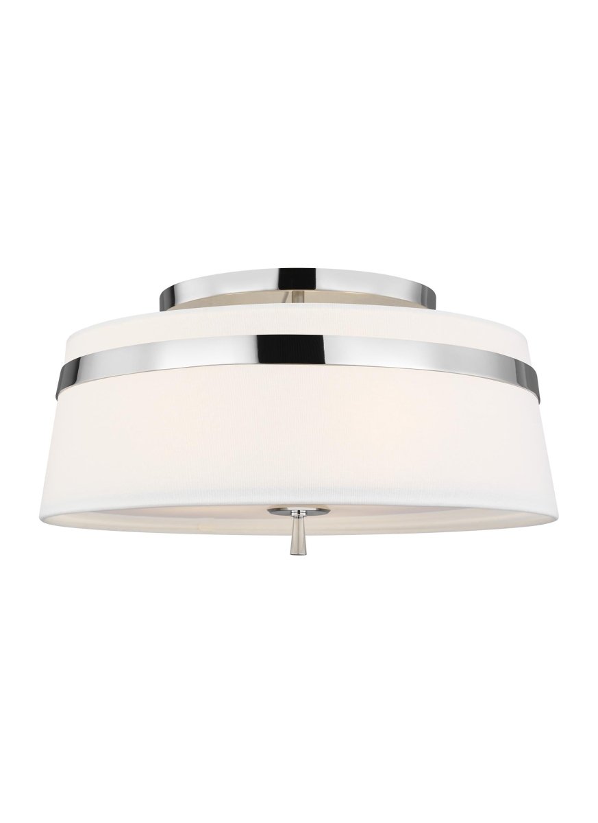 Plafonnier Cordtlandt - Nickel poli 19" by Visual Comfort Studio | Luminaires & cie
