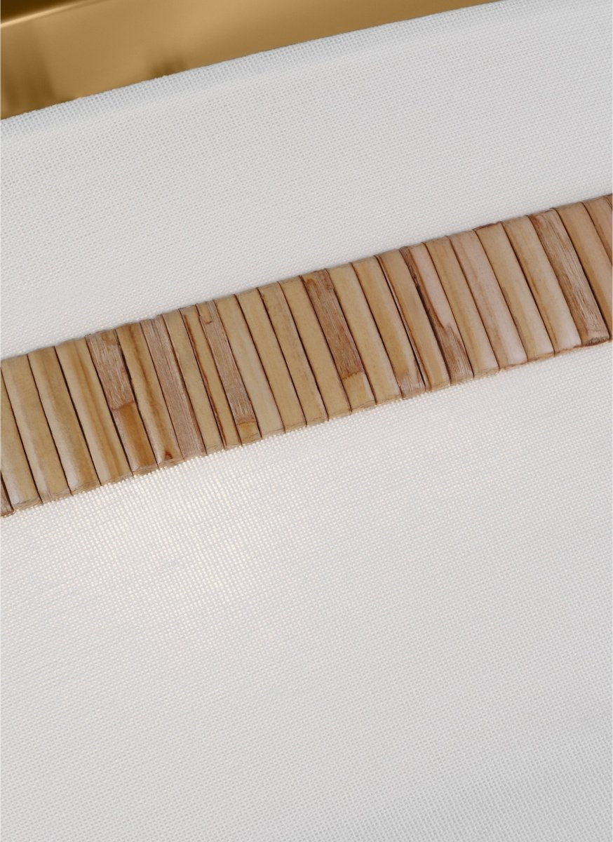 Plafonnier Cordtlandt - Rotin 19" by Visual Comfort Studio | Luminaires & cie