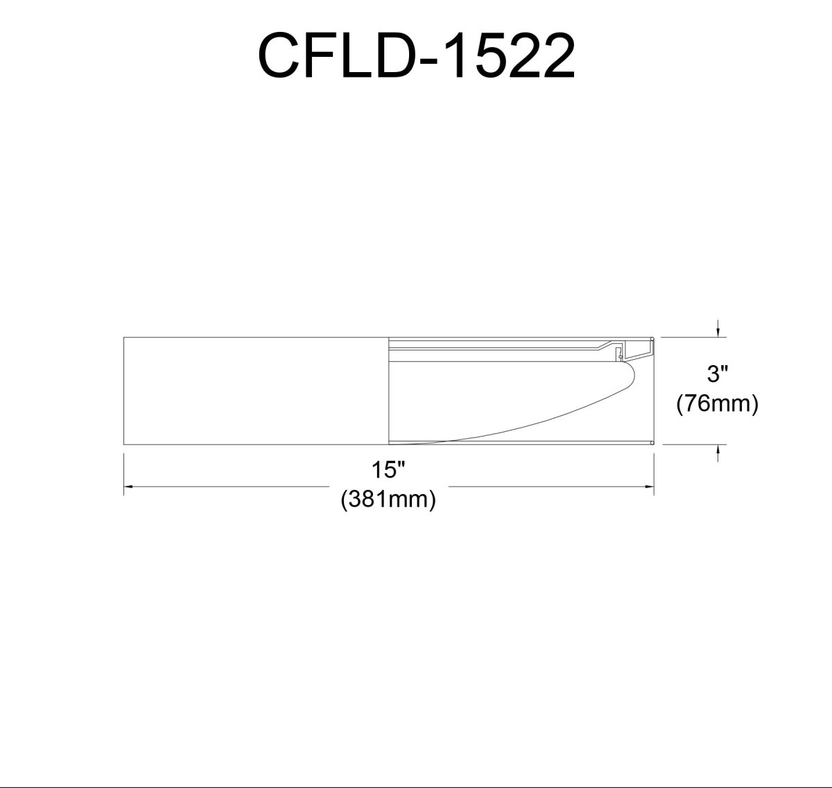 Plafonnier Corinne - Gris 15" by Dainolite | Luminaires & cie