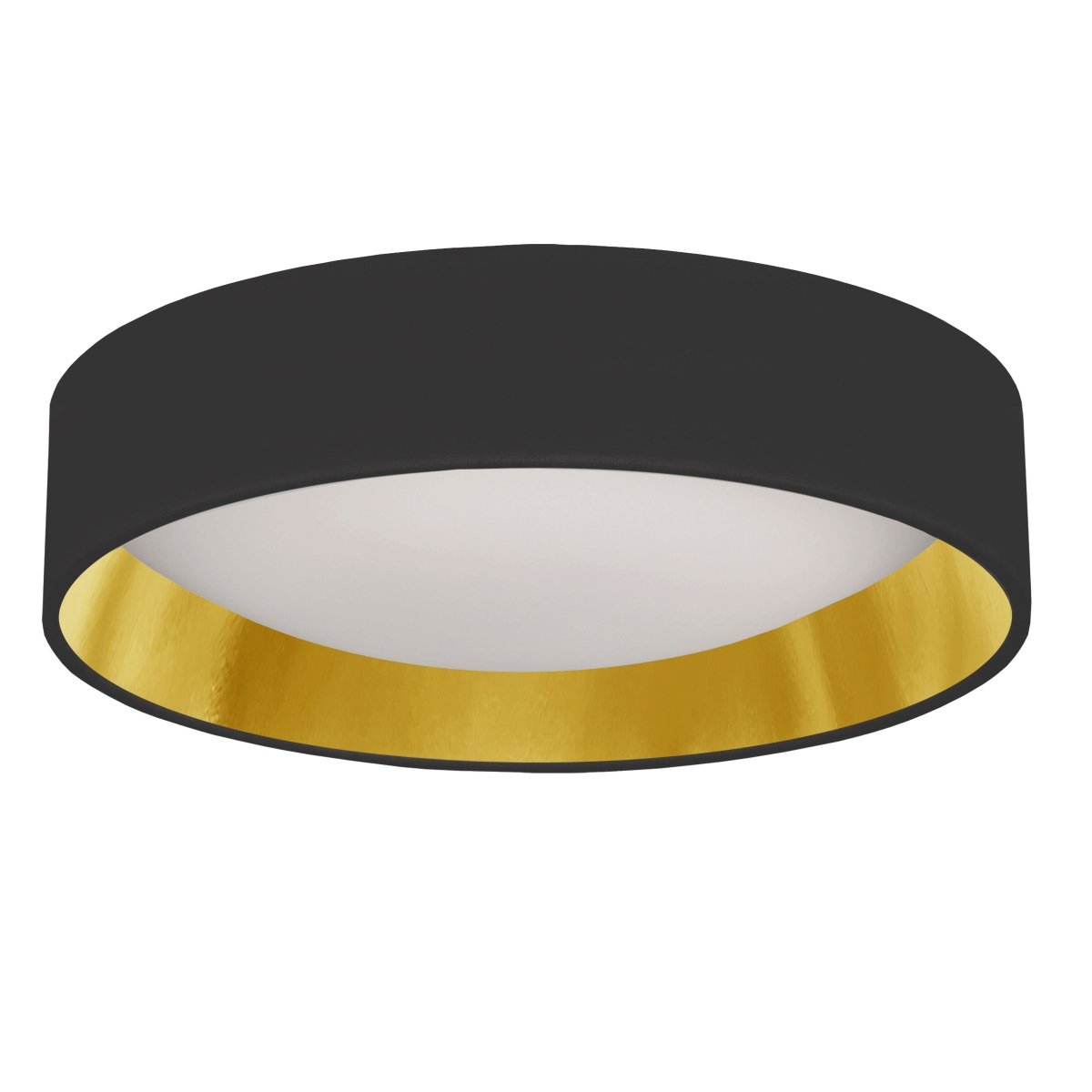 Plafonnier Corinne - Noir et or 15" by Dainolite | Luminaires & cie