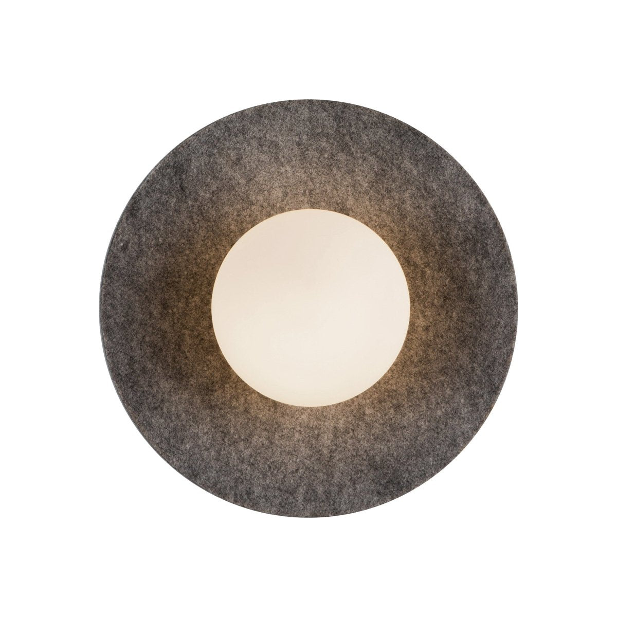 Plafonnier Cruz - Feutre - gris by Kuzco Lighting | Luminaires & cie