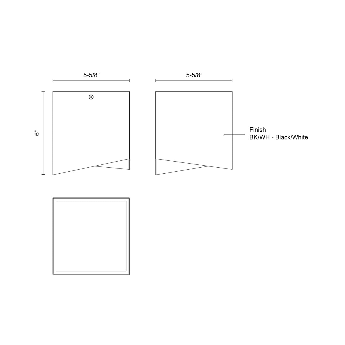 Plafonnier Cubix – vue 4