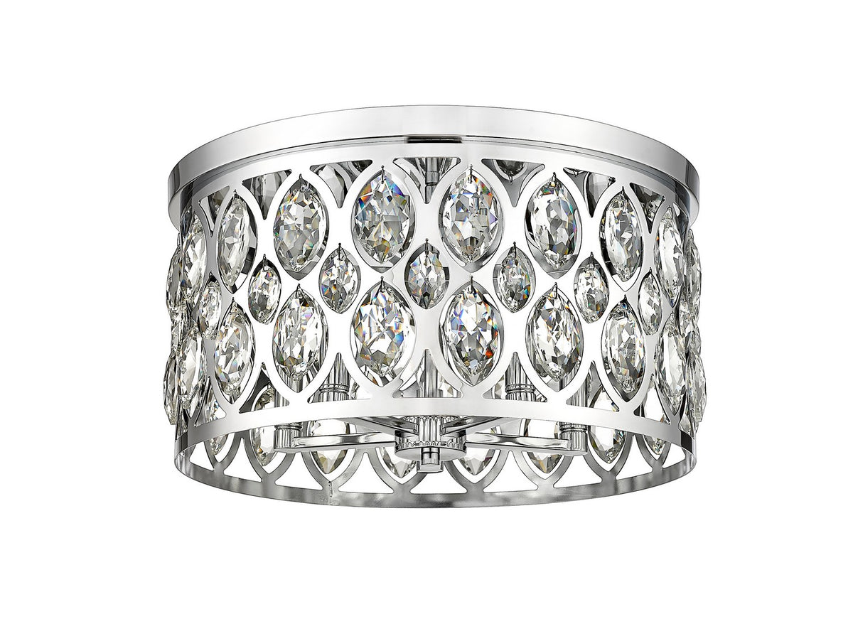 Plafonnier Dealey Chrome, 18" – vue 4