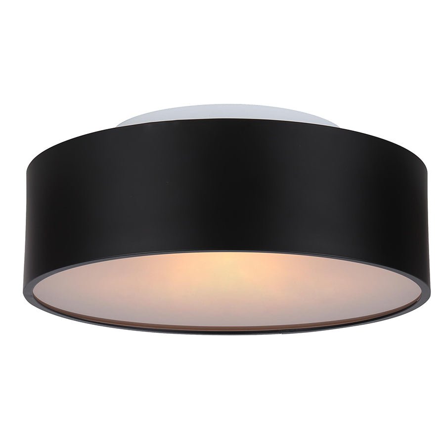 Plafonnier Dexter - Noir mat 4 3/4" by Canarm | Luminaires & cie