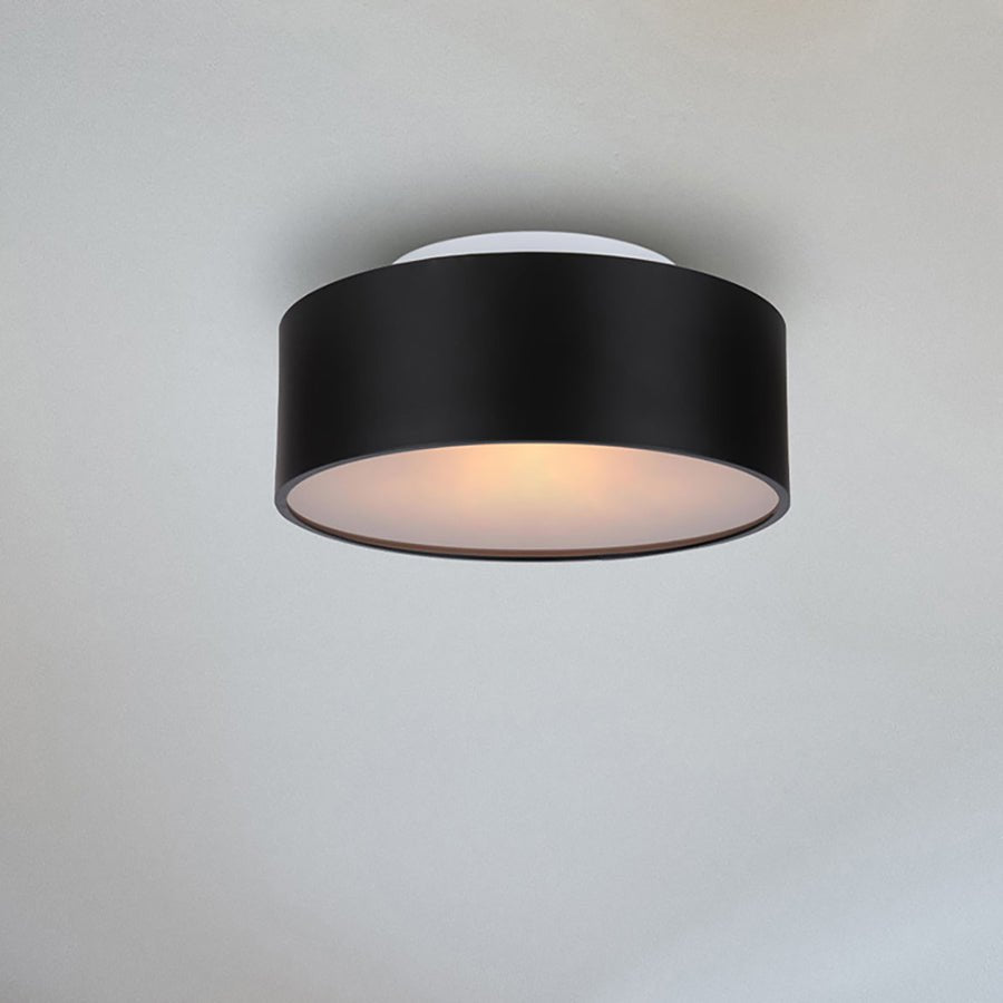 Plafonnier Dexter - Noir mat 13" by Canarm | Luminaires & cie