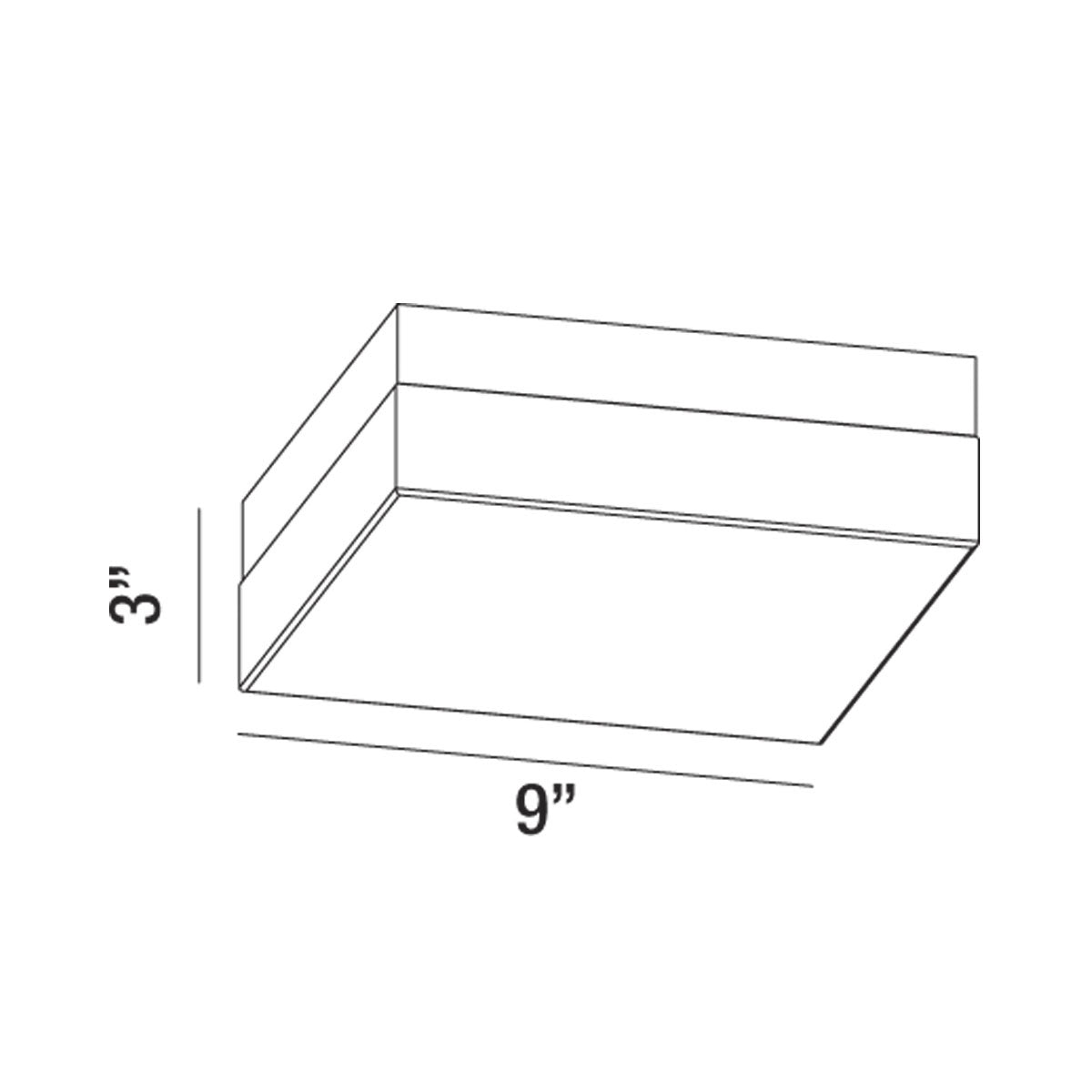 Plafonnier Dixon 9" – vue 2
