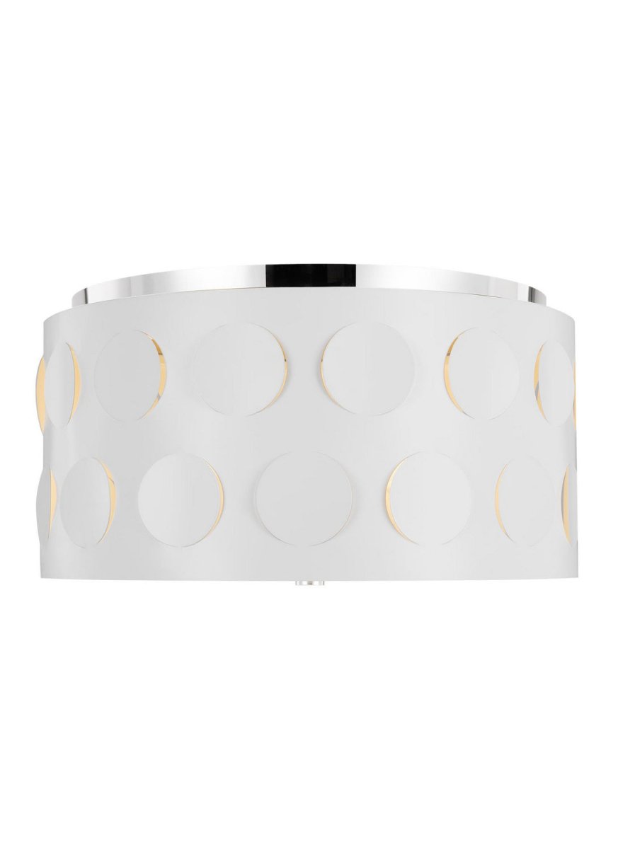 Plafonnier Dottie - Nickel poli 17 7/8" by Visual Comfort Studio | Luminaires & cie