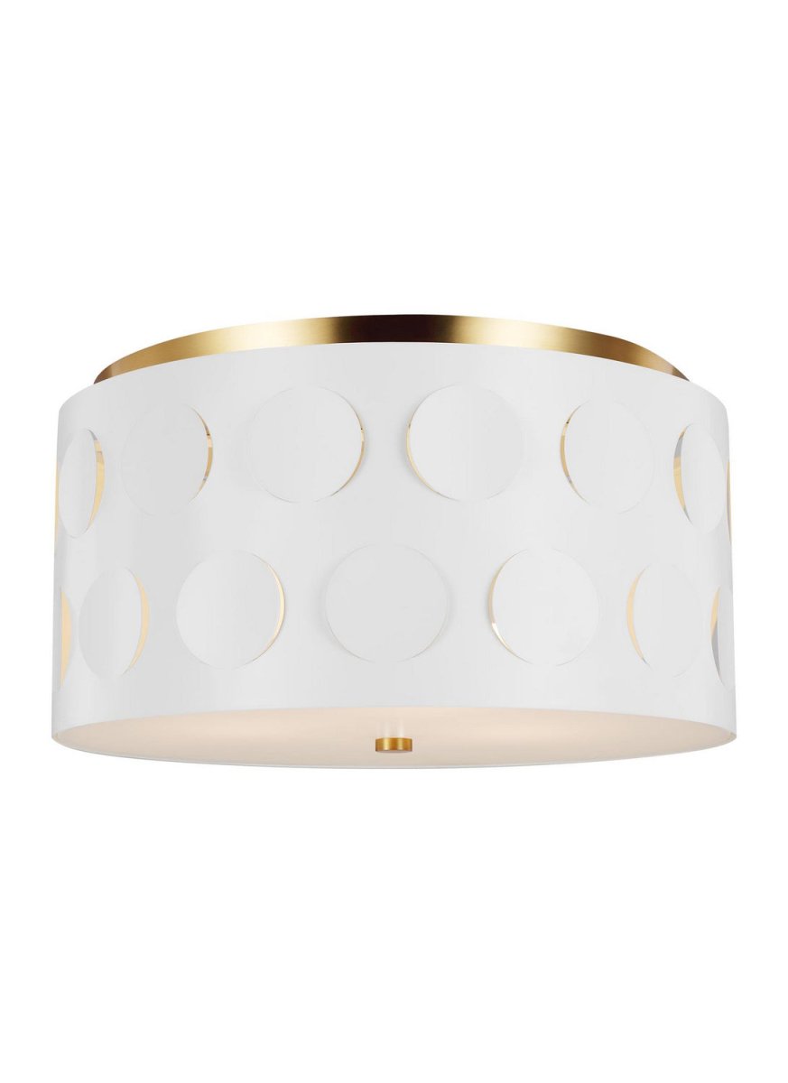 Plafonnier Dottie - Nickel poli 27 3/8" by Visual Comfort Studio | Luminaires & cie