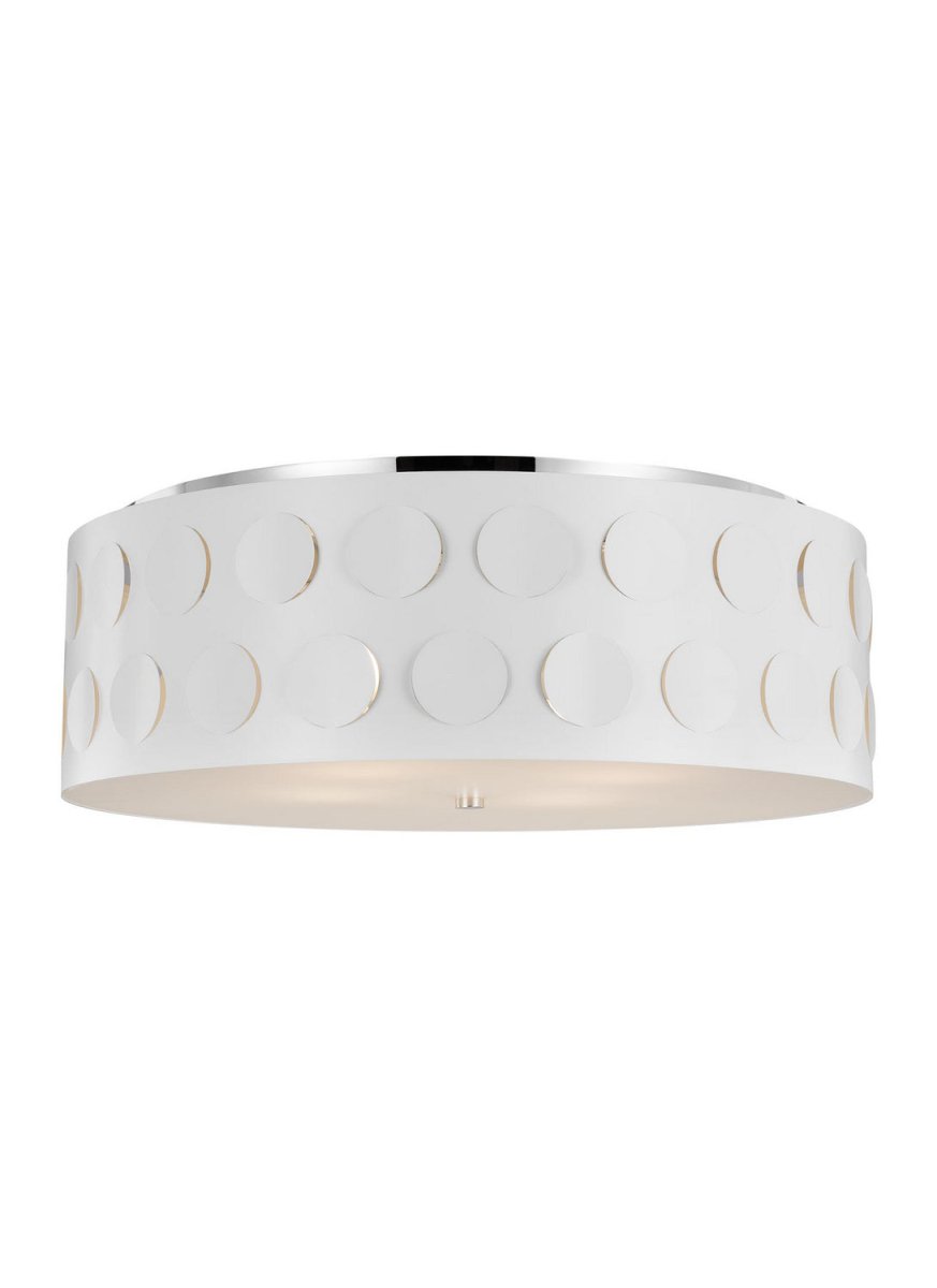 Plafonnier Dottie - Nickel poli 27 3/8" by Visual Comfort Studio | Luminaires & cie