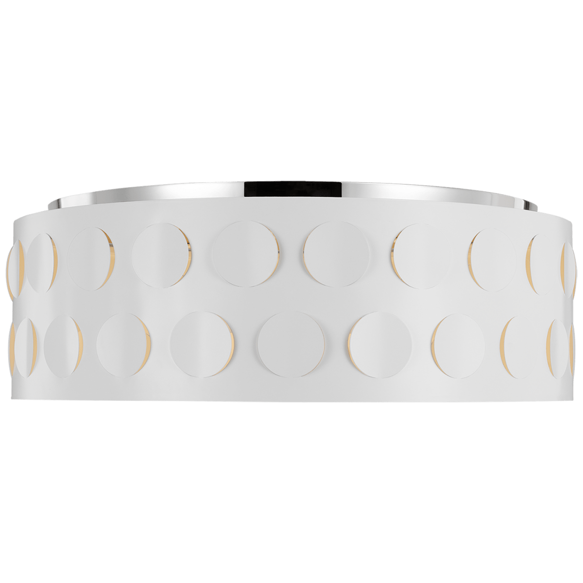 Plafonnier Dottie - Nickel poli 27 3/8" by Visual Comfort Studio | Luminaires & cie
