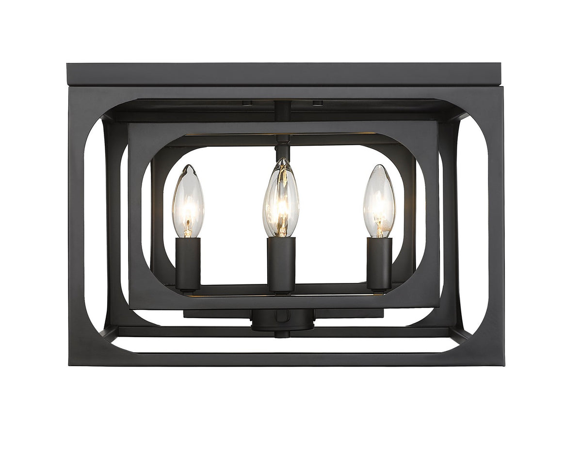 Plafonnier Easton Noir mat – vue 2