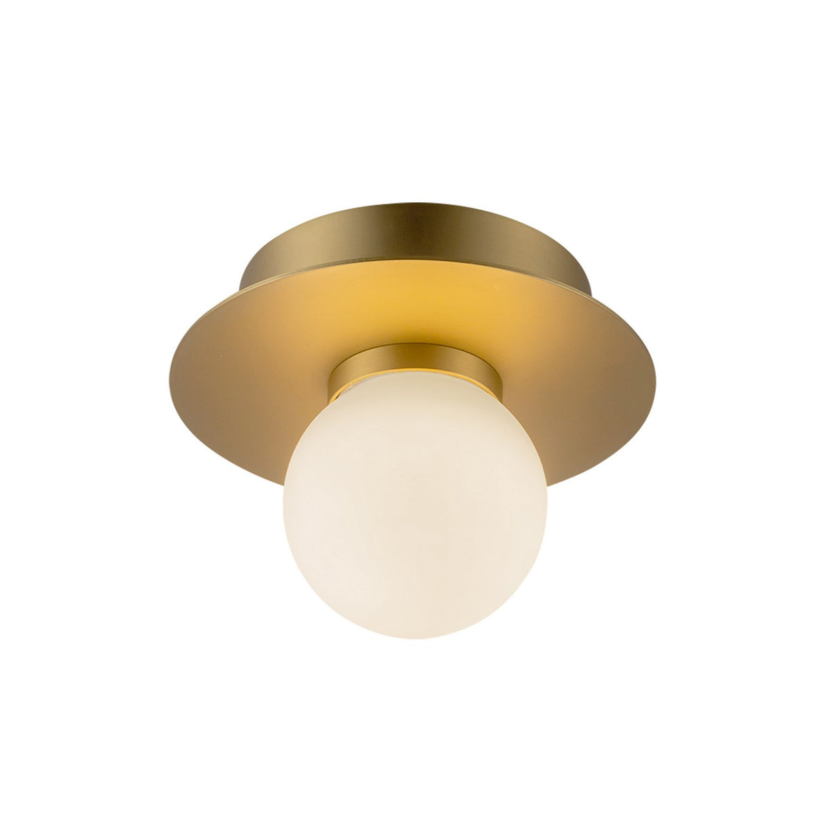 Plafonnier Elixir Or brossé, 6" – vue 2