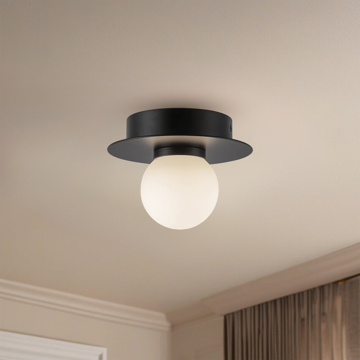Plafonnier Elixir Noir, 6" – vue 5