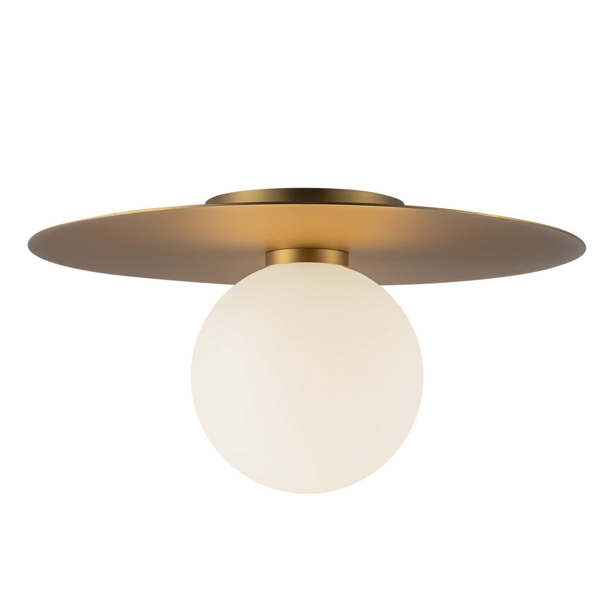 Plafonnier Elixir Or brossé, 14 1/8" – Kuzco Lighting