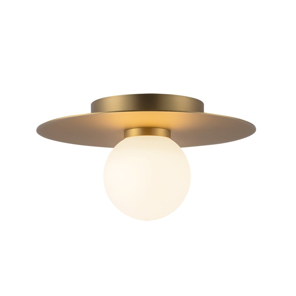 Plafonnier Elixir - Or brossé 9 7/8" by Kuzco Lighting | Luminaires & cie