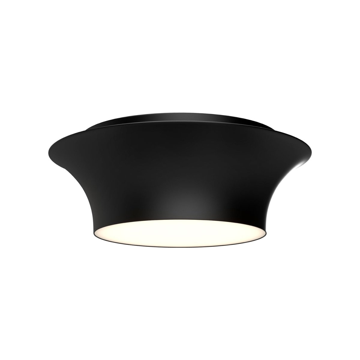 Plafonnier Emiko - Noir mat 13" by Alora Lighting | Luminaires & cie
