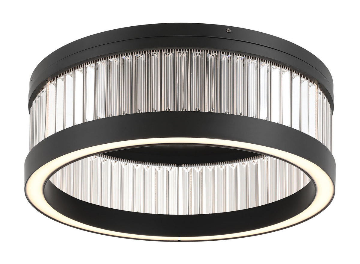 Plafonnier Empra Noir mat, 23 5/8" – vue 3