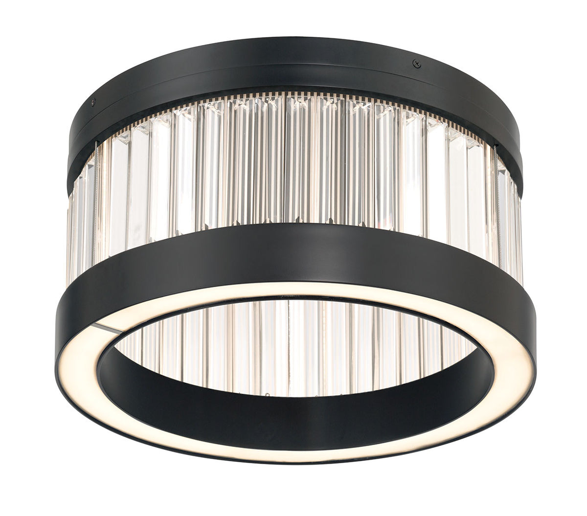 Plafonnier Empra Noir mat, 15 3/4" – vue 4