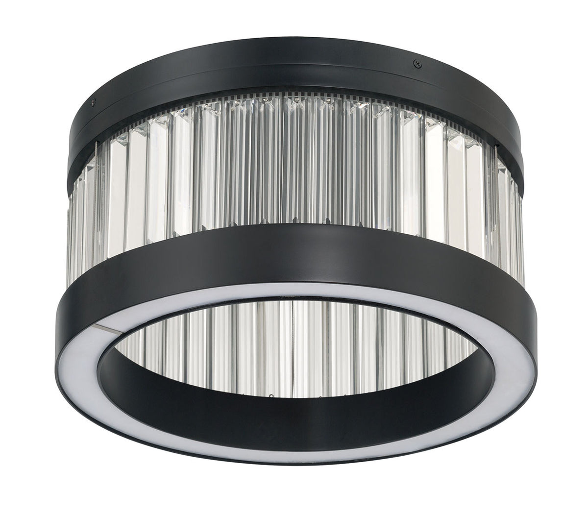 Plafonnier Empra Noir mat, 15 3/4" – vue 5