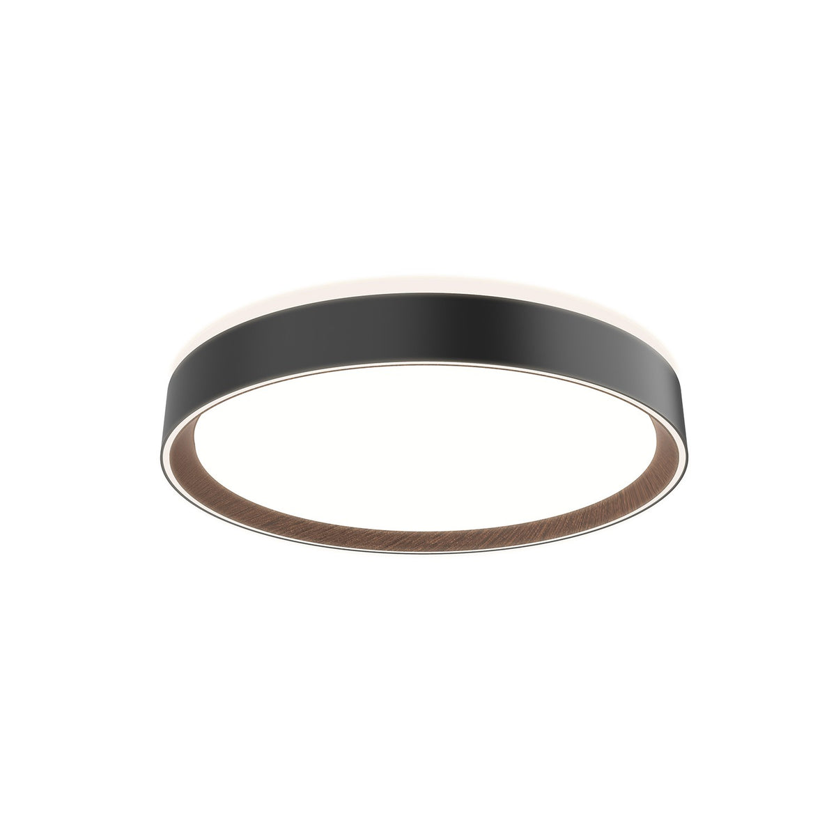 Plafonnier Essex Noir / Noyer, 15 3/4", 5CCT/2700K/3000K/3500K/4000K/5000K – vue 2