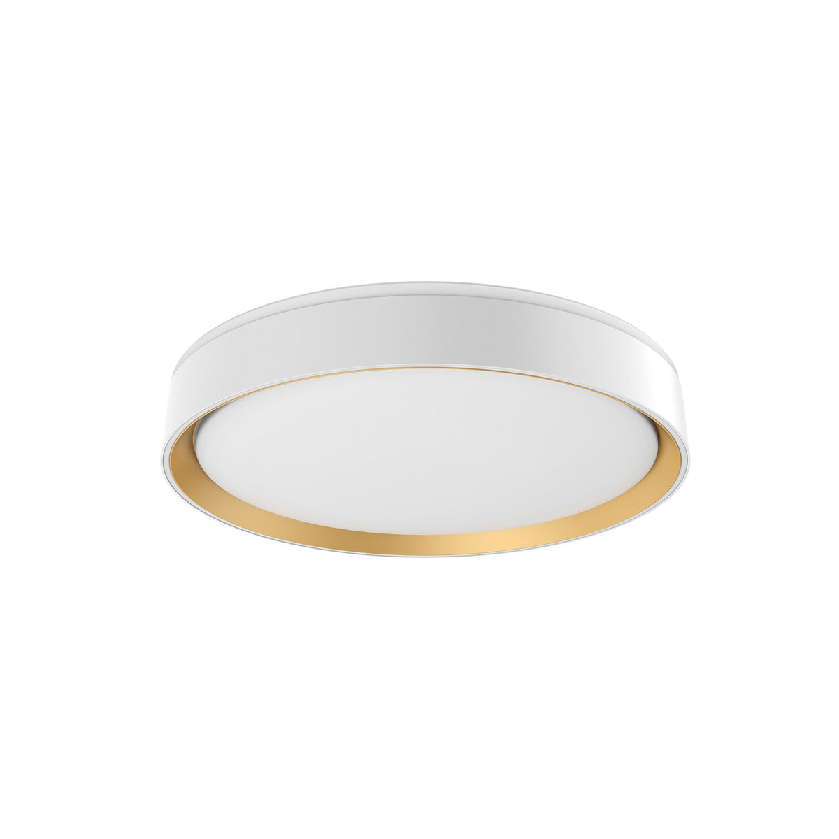 Plafonnier Essex Blanc / Or, 15 3/4", 5CCT/2700K/3000K/3500K/4000K/5000K – Kuzco Lighting